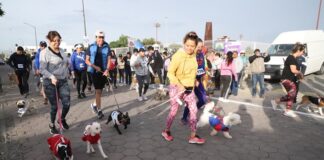 Participan familias sanandreseñas en la 2a edición de la Carrera con causa “Corre tras tus huellas”