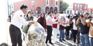 Envía gobierno de Puebla con SEGOB segunda caravana de apoyo a damnificados de Guerrero